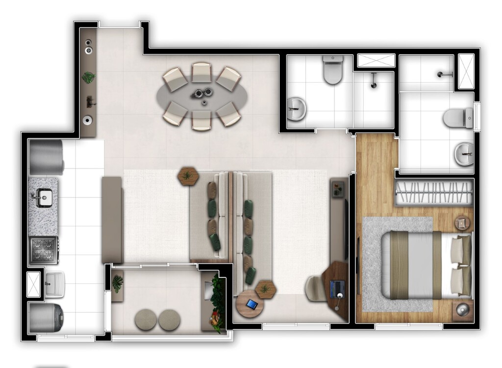 Apartamento, 2 quartos, 55 m² - Foto 42