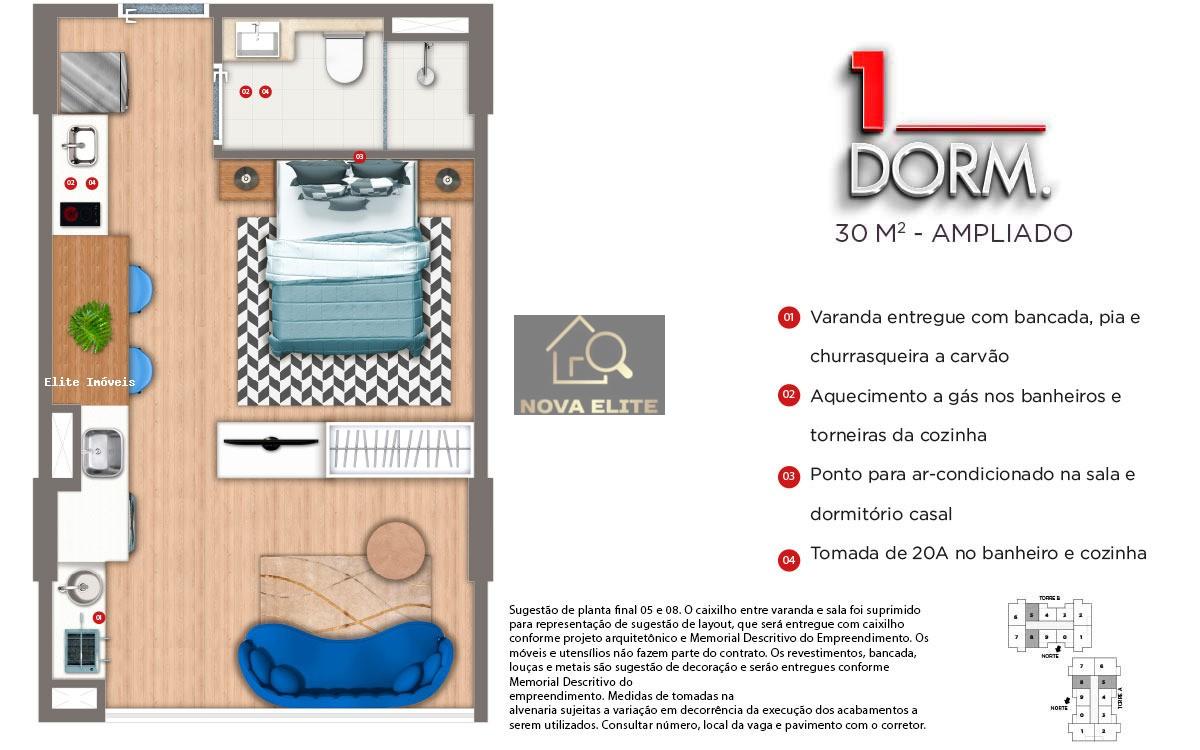 Apartamento, 1 quarto, 30 m² - Foto 15